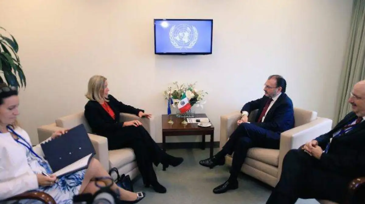 Videgaray - Mogherini Foto SRE